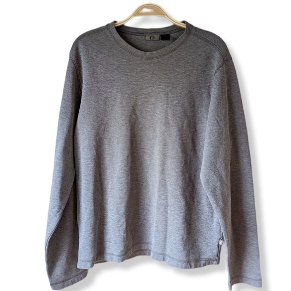 REI long sleeve Gray crewneck light sweatshirt pullover Men's sz S - Picture 1 of 8